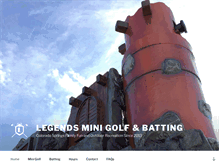 Tablet Screenshot of legendsminigolf.com